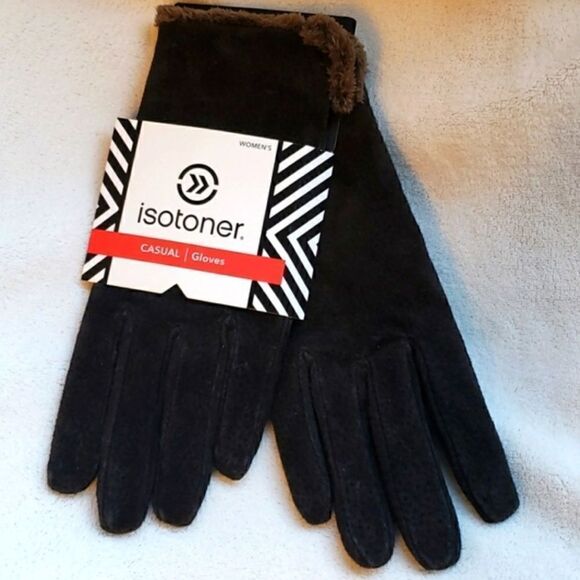 New Isotoner Casual Microluxe Lining
Gloves, Large/ Run XSmall - Picture 3 of 12